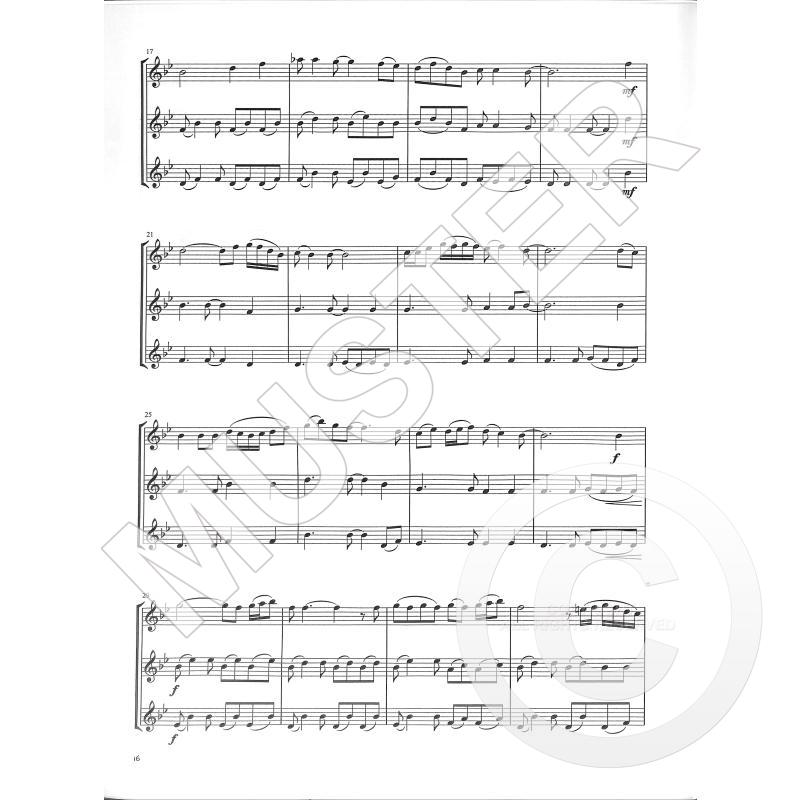 Beispielseite 2 zu Fun for clarinets (+CD) for 3 clarinets score and parts