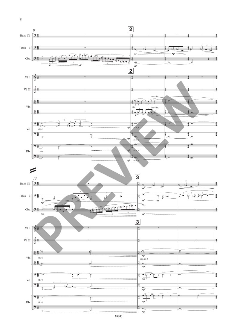 Beispielseite 9 zu Graffiti for mixed choir and orchestra study score