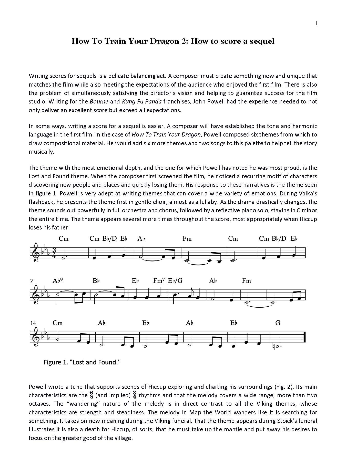 Beispielseite 4 zu How to train your Dragon vol.2 for orchestra full score