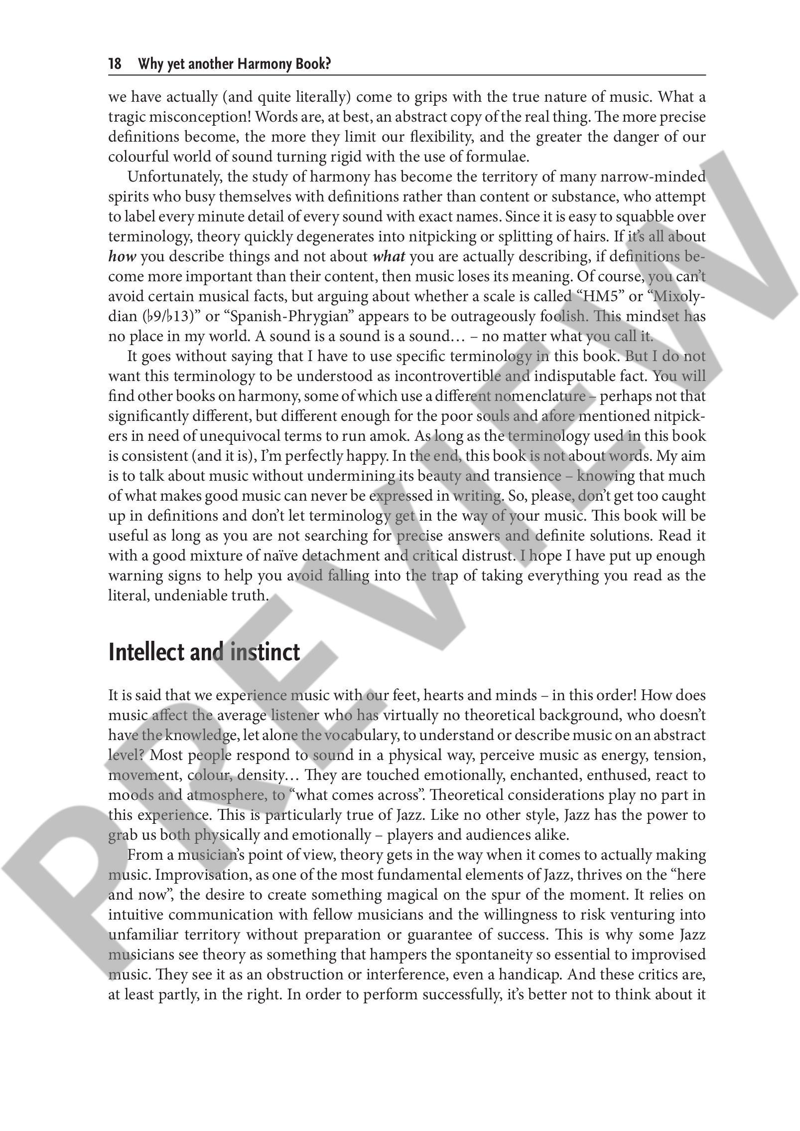Beispielseite 4 zu Jazz Harmony (+online material) Think - Listen - Play - A Practical Approach