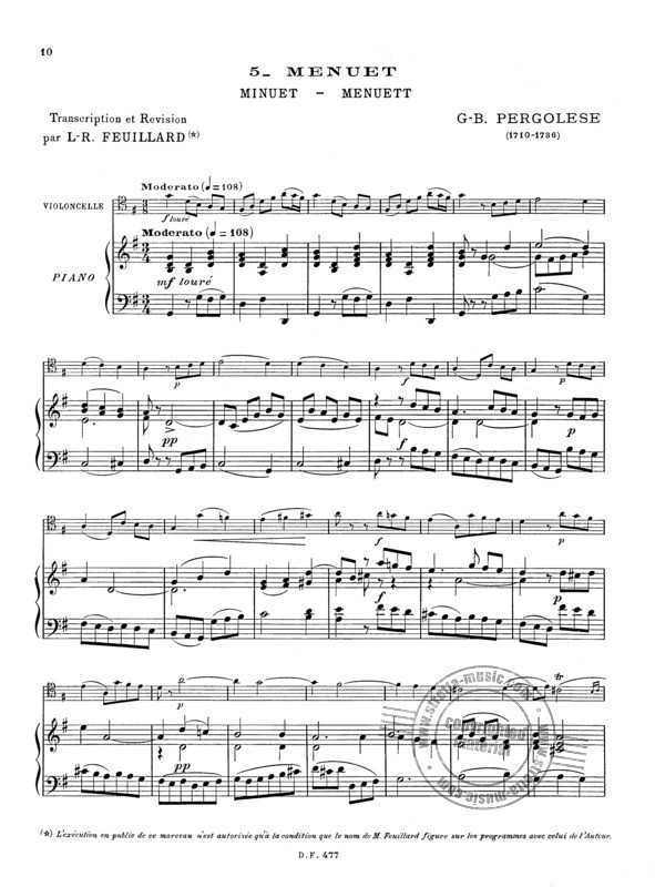 Beispielseite 2 zu Le jeune Violoncelliste vol.4B pour 1-2 violoncelles (piano ad lib)