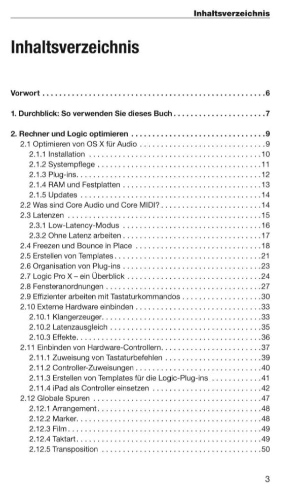 Beispielseite 1 zu Logic Profi Guide (+CD) Know-How f�r bessere Musikproduktionen