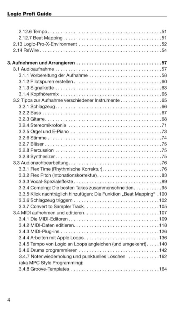 Beispielseite 2 zu Logic Profi Guide (+CD) Know-How f�r bessere Musikproduktionen