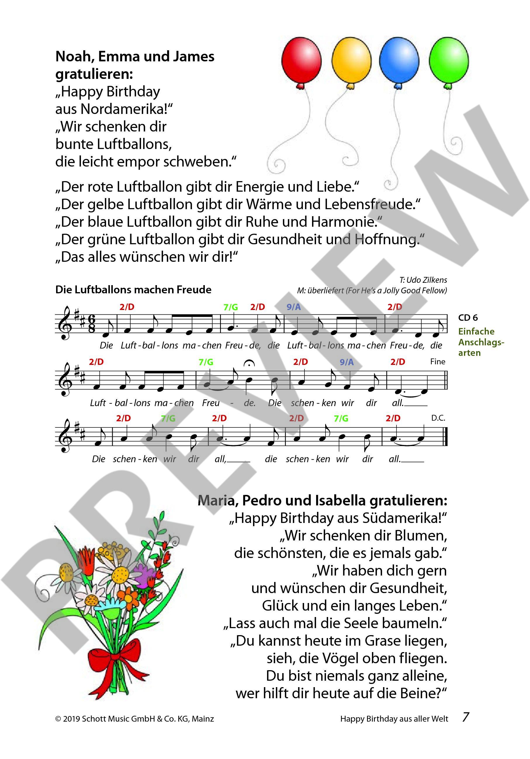 Beispielseite 4 zu Mini-Musicals und Erz�hltheater f�r Feiern und Festtage (+CD) f�r Gitarre 15 Mini-Musicals inkl. Kamishibai-Bildkarten zum Download