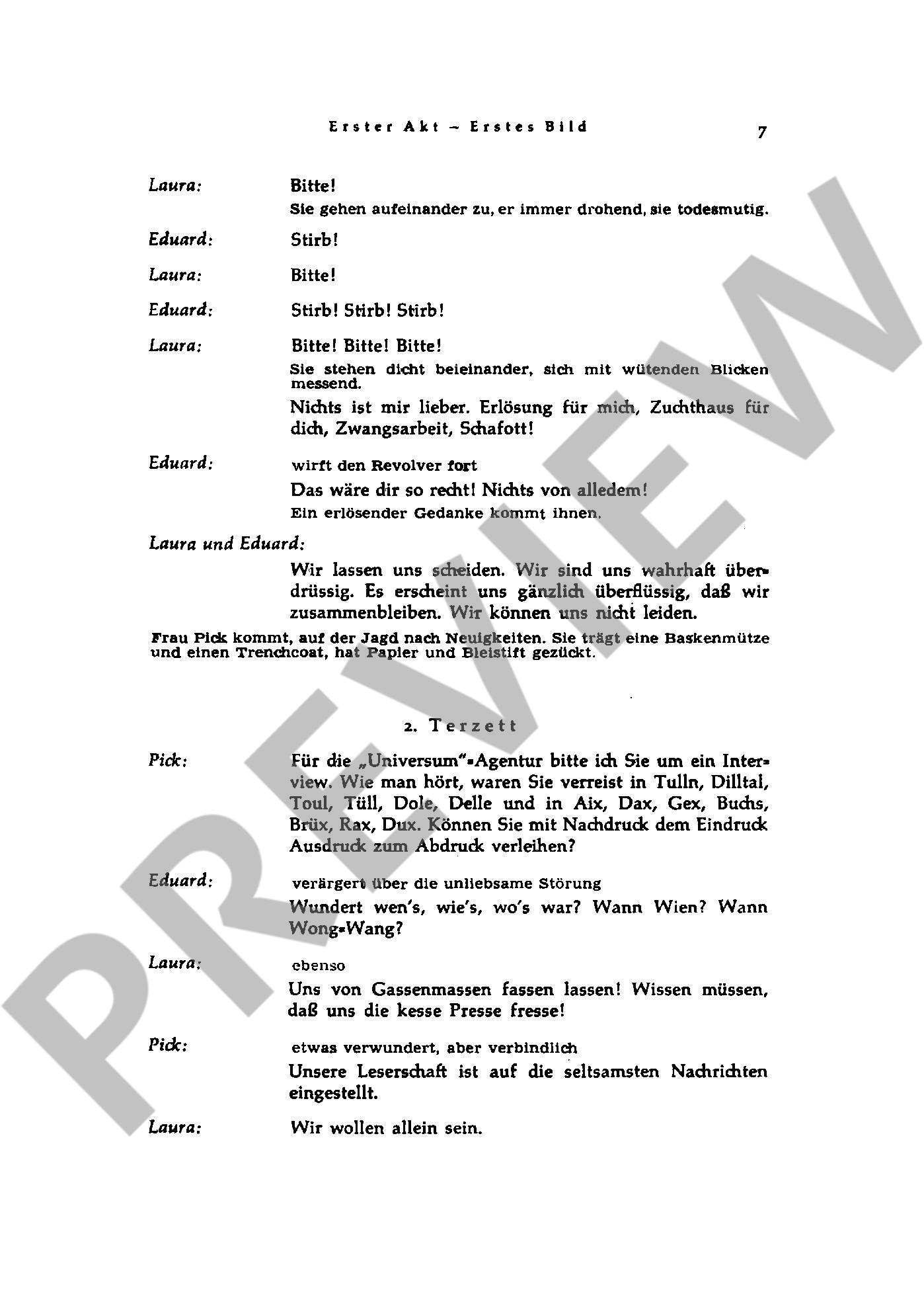 Beispielseite 3 zu Neues vom Tage Lustige Oper in zwei Akten Textbuch/Libretto