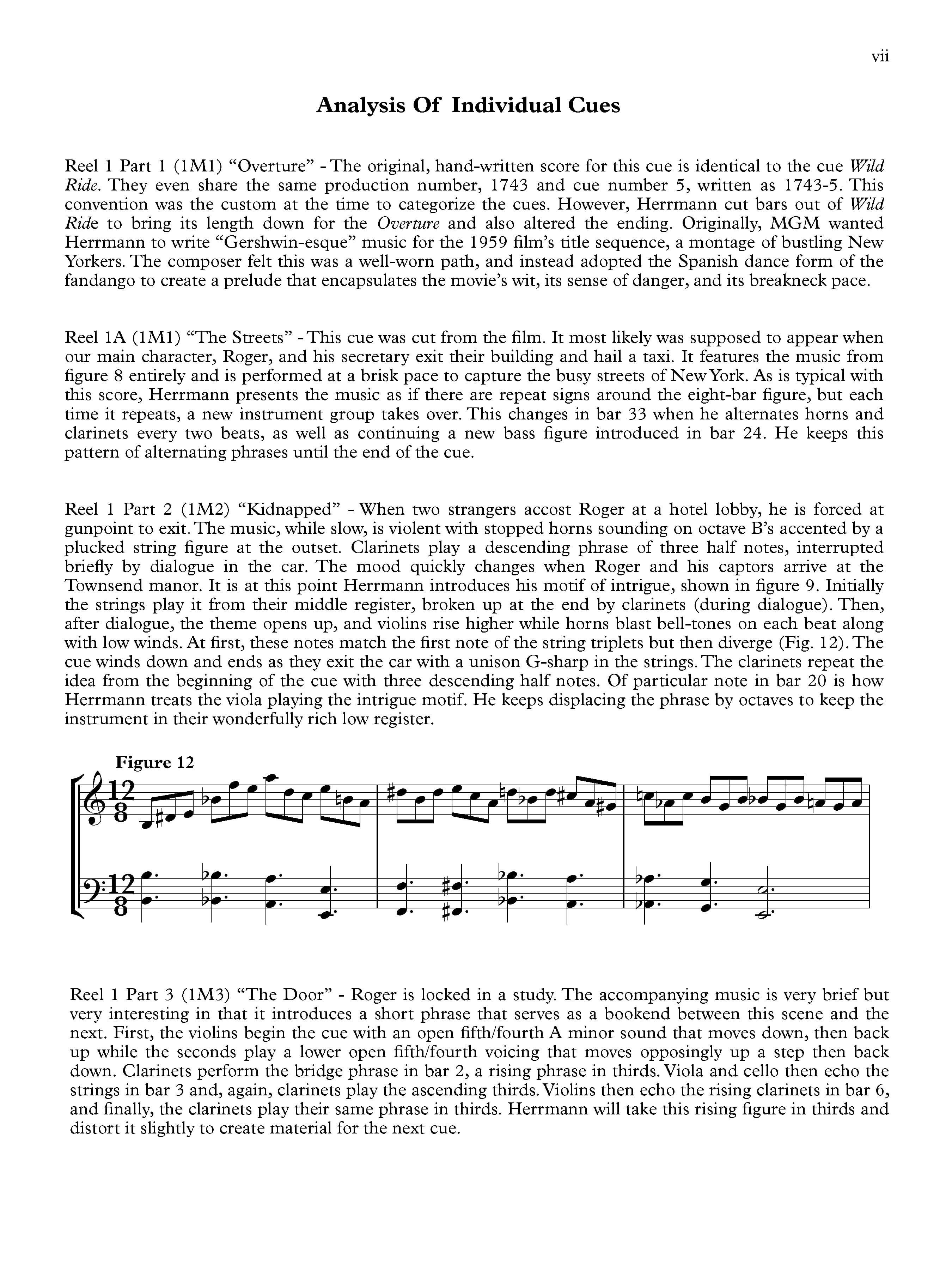 Beispielseite 5 zu North by Northwest for orchestra full score