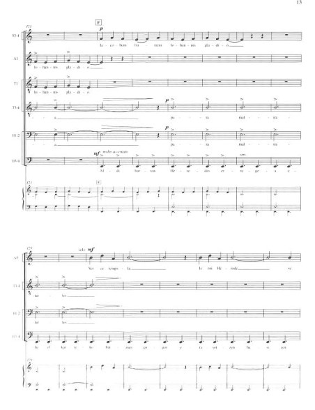 Beispielseite 1 zu Path of Miracles for mixed chorus a cappella score