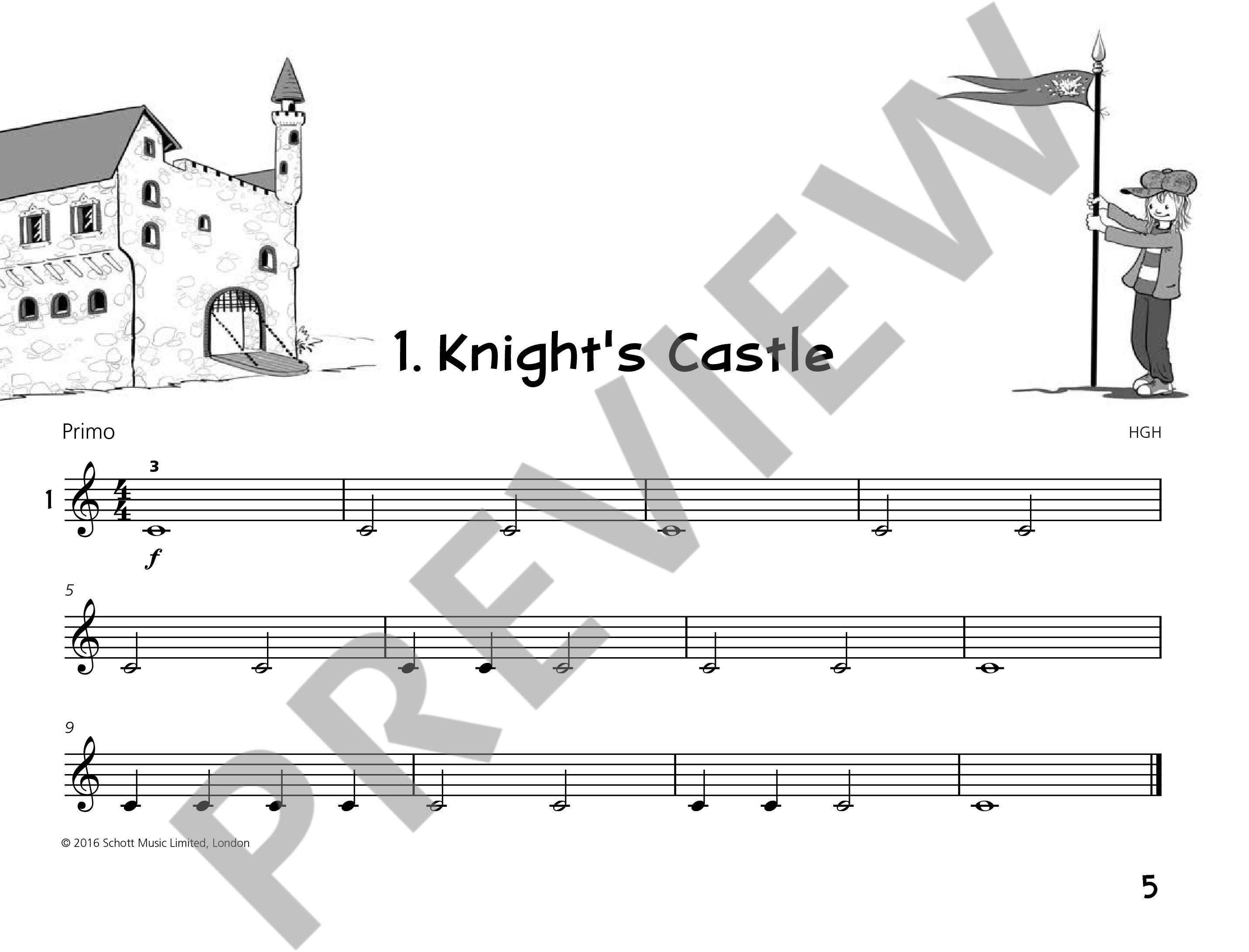 Beispielseite 2 zu Piano junior - Duet Book vol.1 for piano 4 hands (en) score