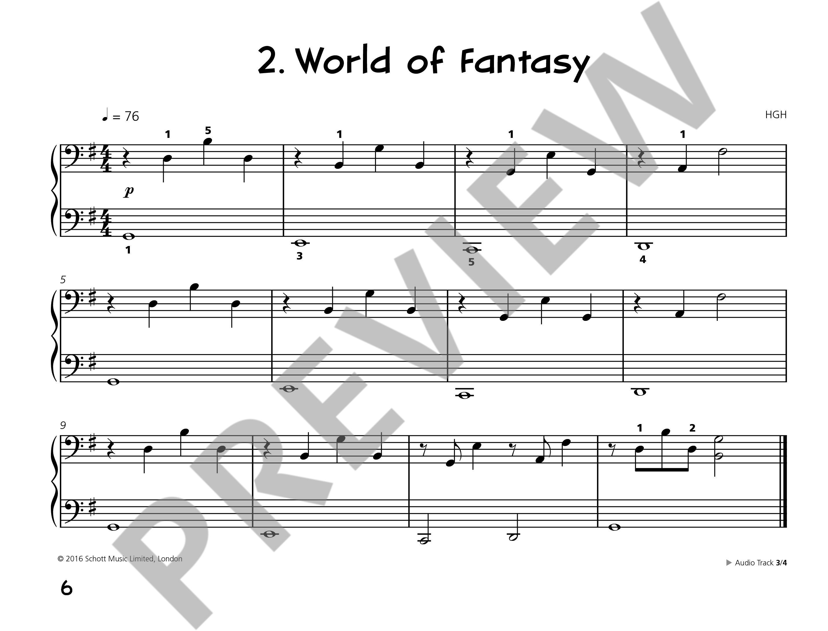 Beispielseite 3 zu Piano junior - Duet Book vol.1 for piano 4 hands (en) score