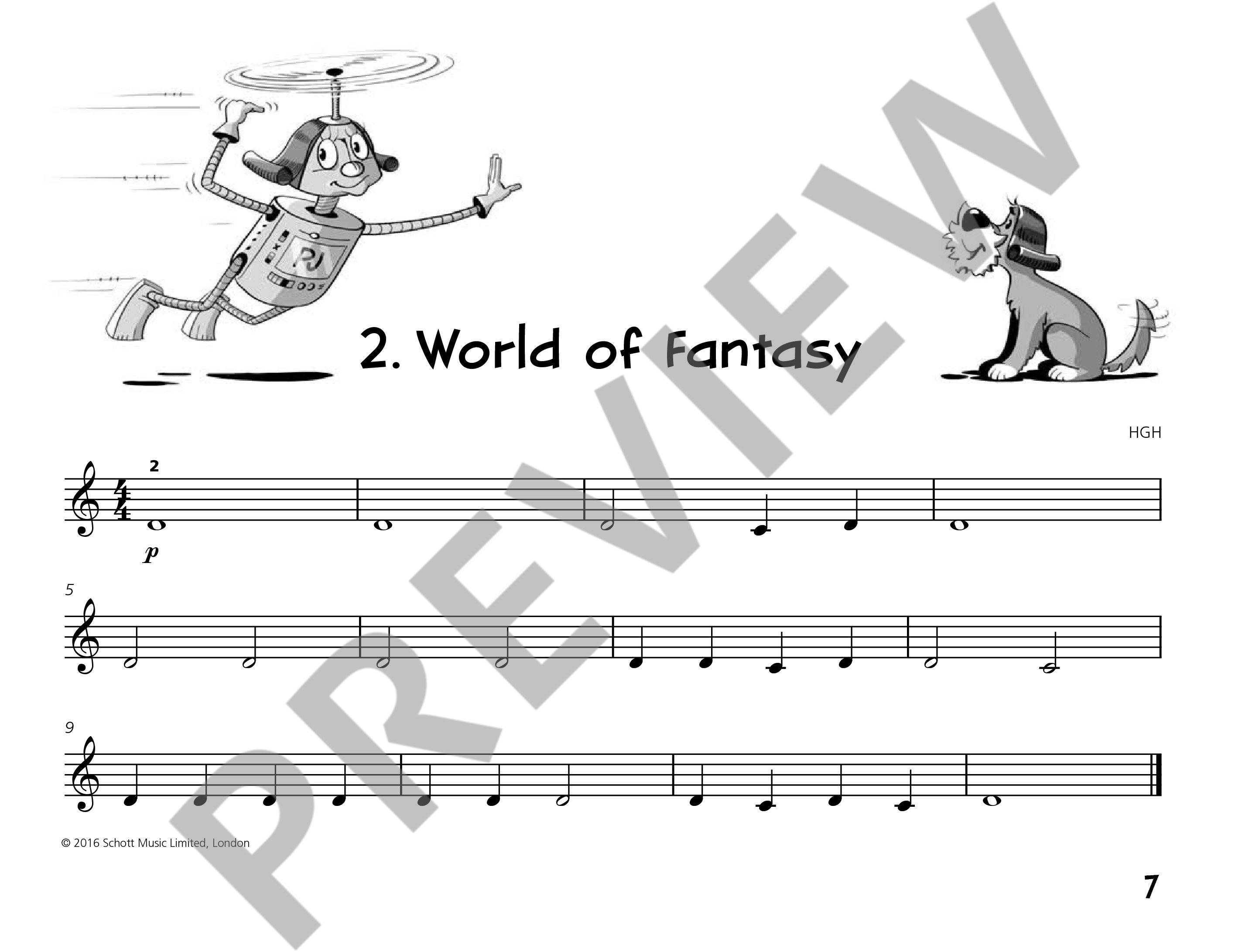 Beispielseite 4 zu Piano junior - Duet Book vol.1 for piano 4 hands (en) score