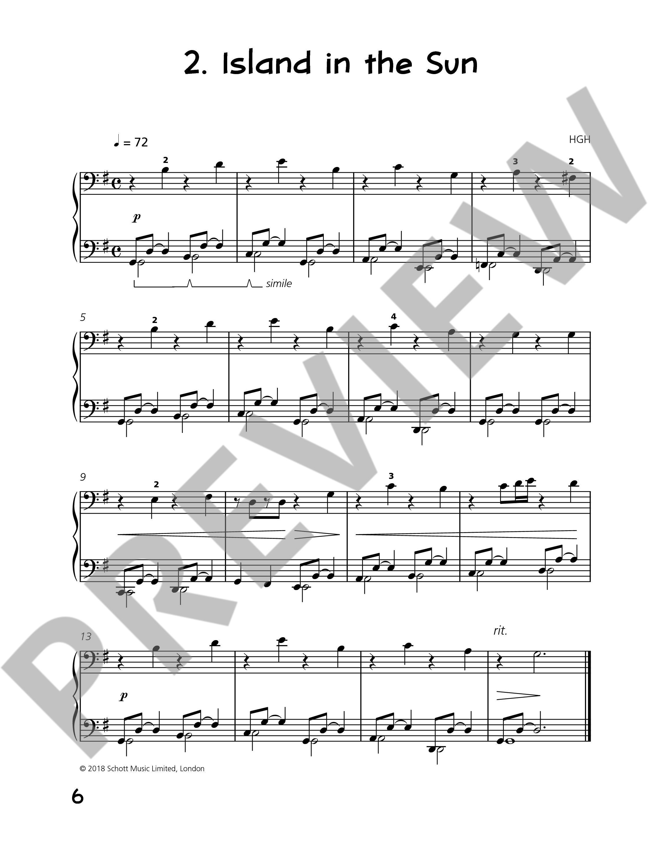 Beispielseite 3 zu Piano junior - Duet Book vol.4 for piano 4 hands (en) score