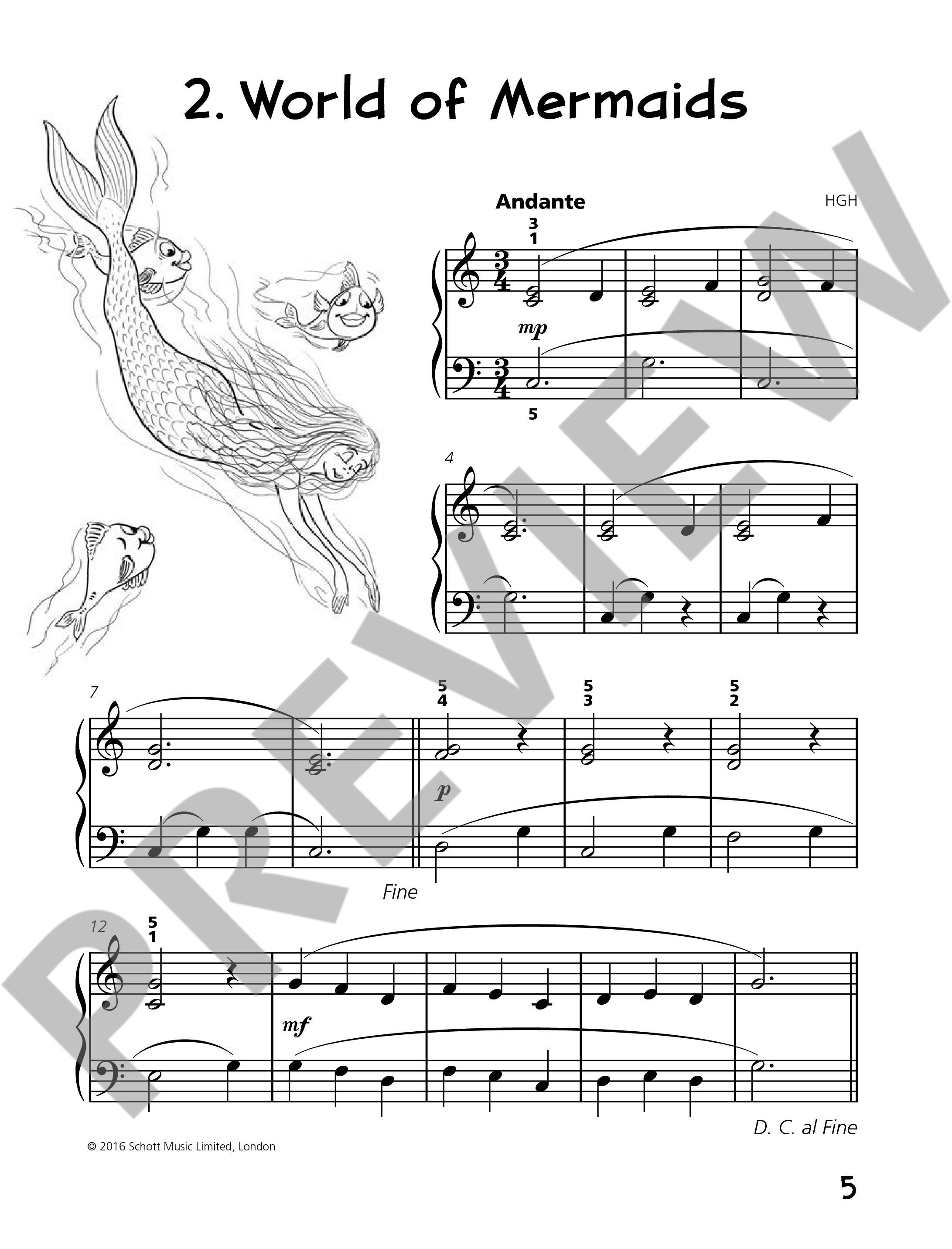 Beispielseite 2 zu Piano junior - Performance Book vol.2 for piano (en) score