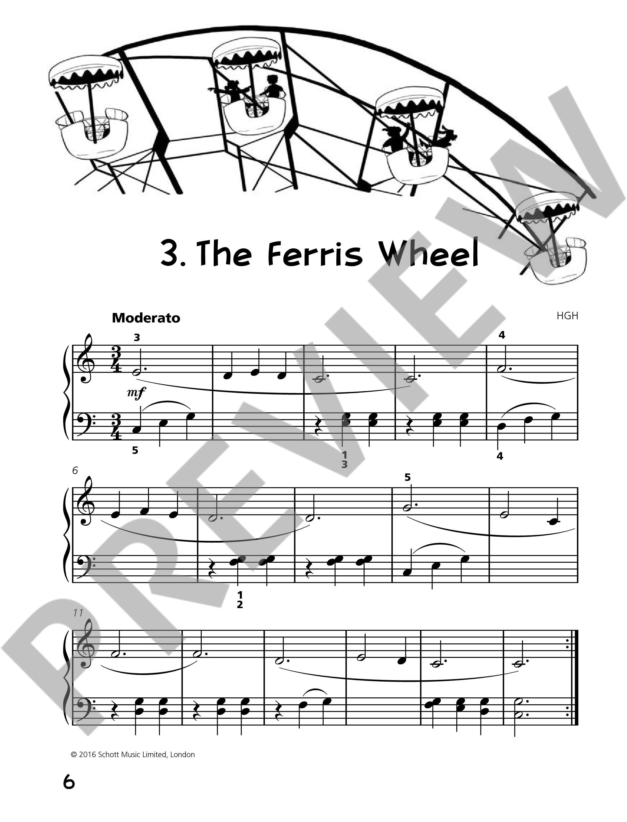 Beispielseite 3 zu Piano junior - Performance Book vol.2 for piano (en) score