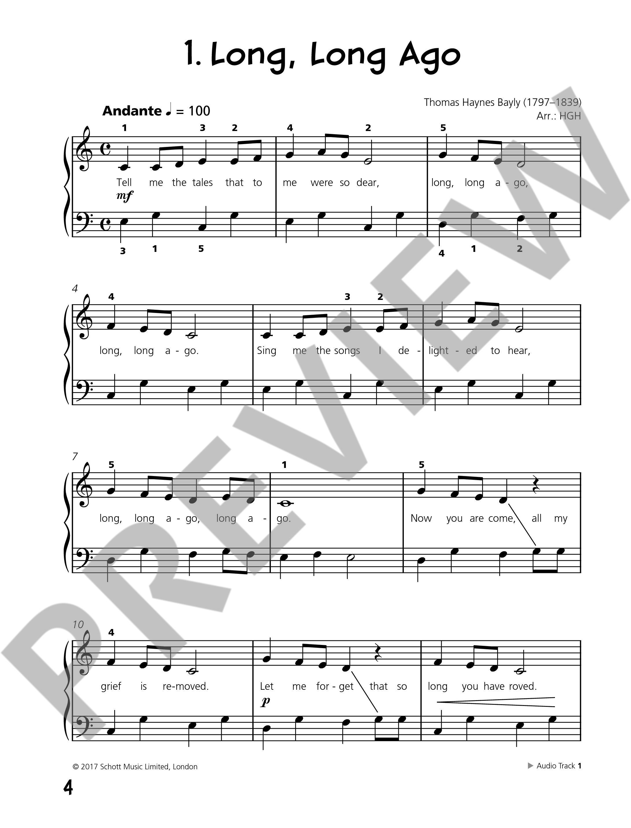 Beispielseite 1 zu Piano junior - Performance Book vol.3 for piano (en) score