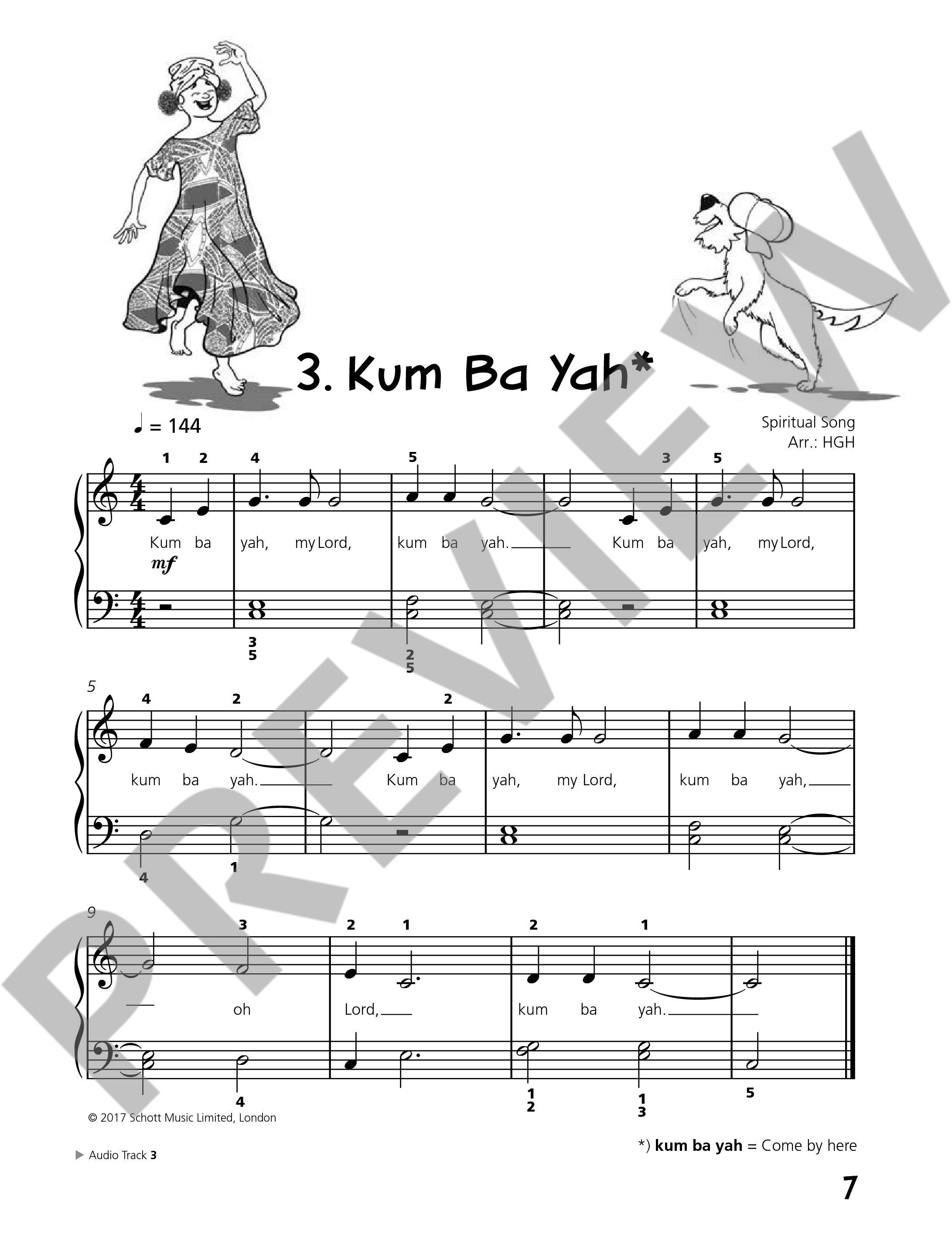 Beispielseite 4 zu Piano junior - Performance Book vol.3 for piano (en) score