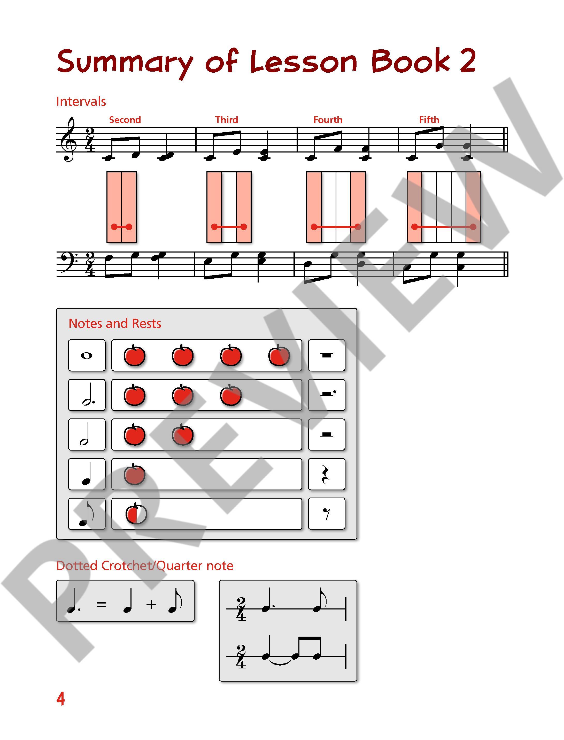 Beispielseite 1 zu Piano junior - Theory Book vol.2 for piano (en) score