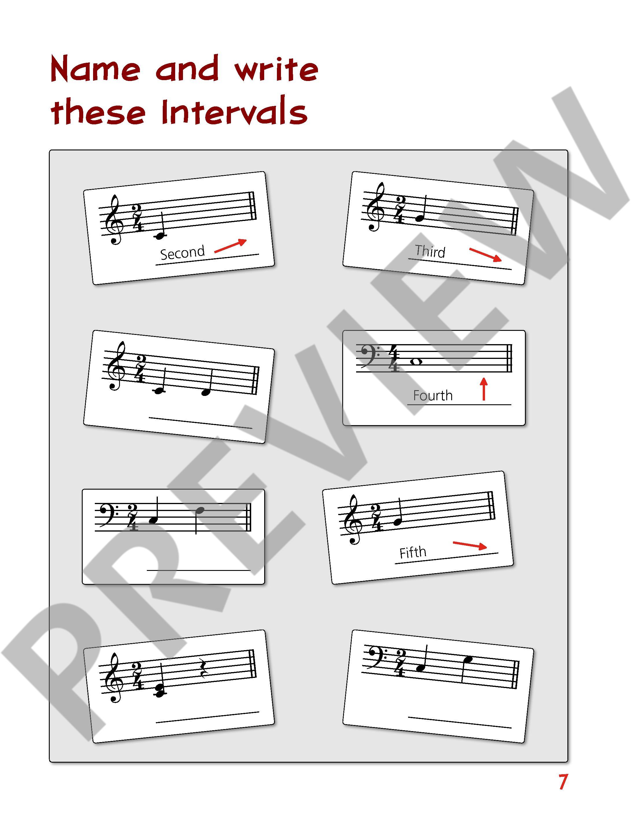 Beispielseite 4 zu Piano junior - Theory Book vol.2 for piano (en) score