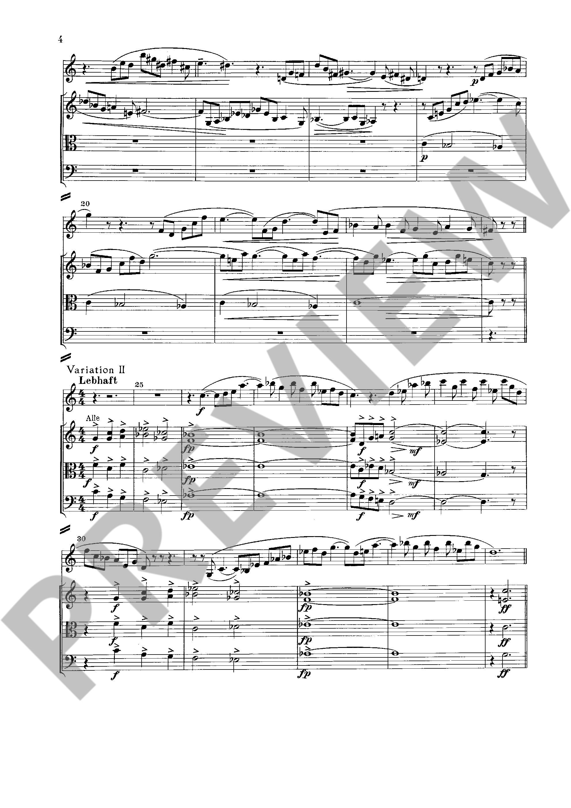 Beispielseite 2 zu Pl�ner Musiktag f�r Klarinette und Streicher Partitur