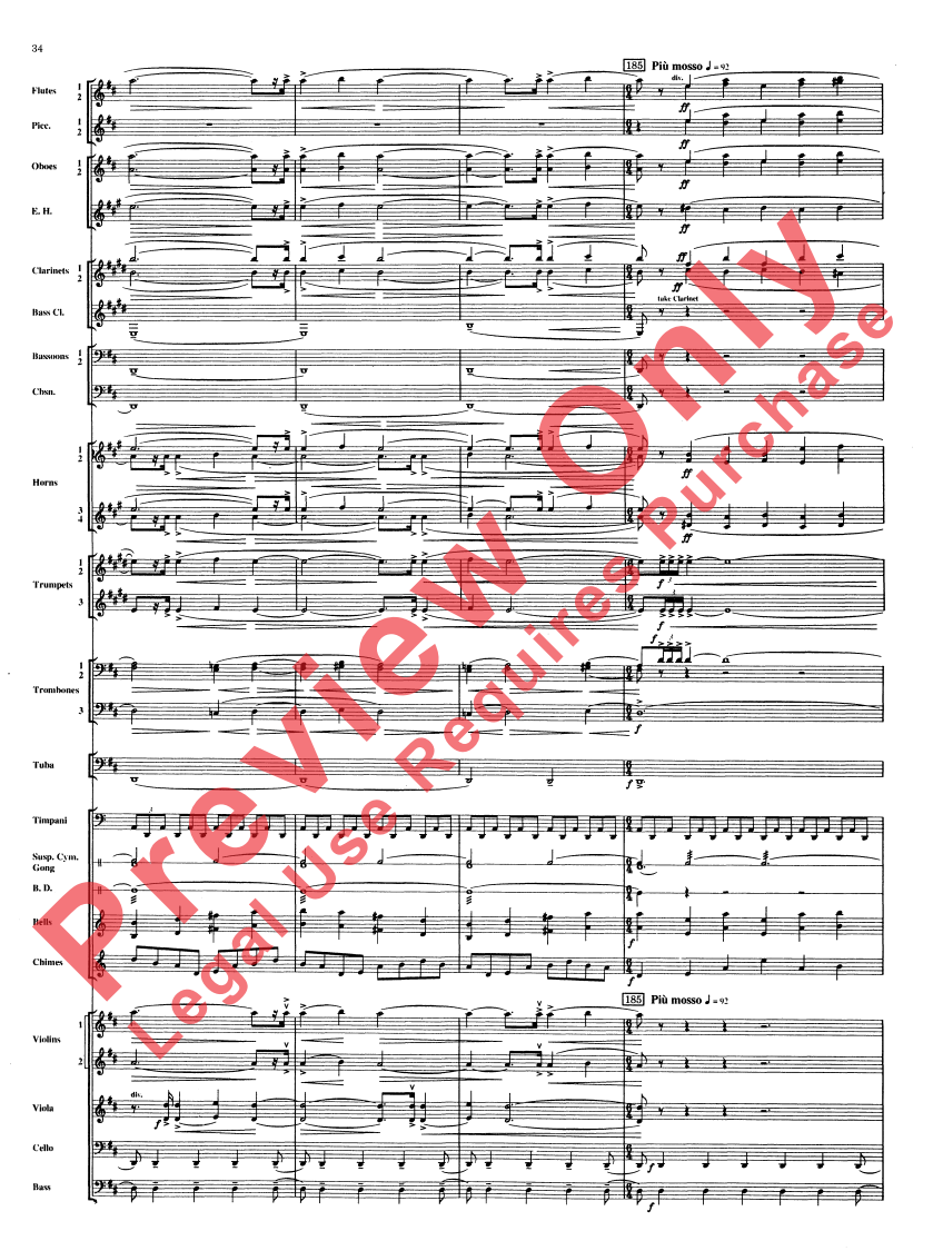 Beispielseite 1 zu Reed, A arr. McAlister, CRussian Christmas Music (full orchestra) Full Orchestra