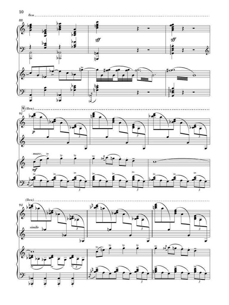 Beispielseite 6 zu Rhapsody in Blue for 2 pianos for 4 hands 2 scores
