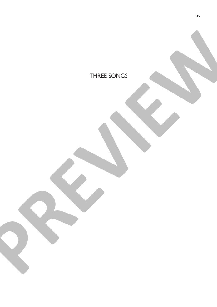 Beispielseite 11 zu Songs  for high voice and orchestra study score (en)