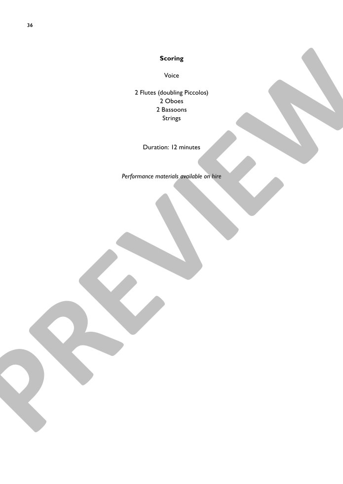 Beispielseite 12 zu Songs  for high voice and orchestra study score (en)