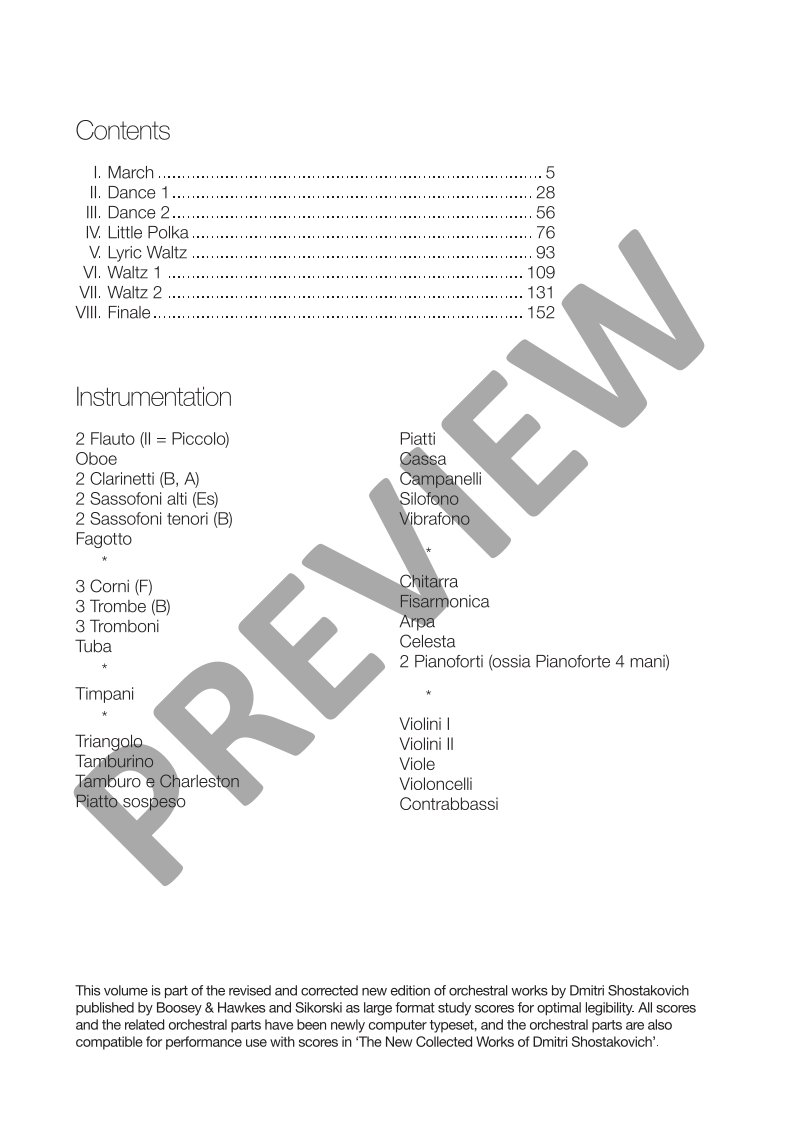 Beispielseite 3 zu Suite No. 2 for jazz orchestra study score
