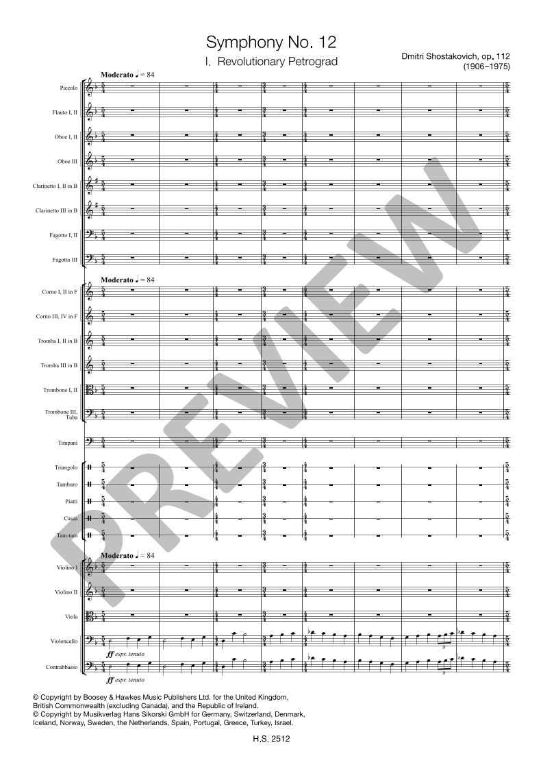 Beispielseite 4 zu Symphony No. 12 op. 112 