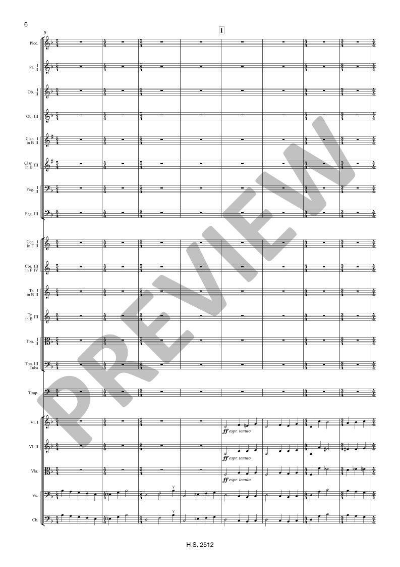 Beispielseite 5 zu Symphony No. 12 op. 112 