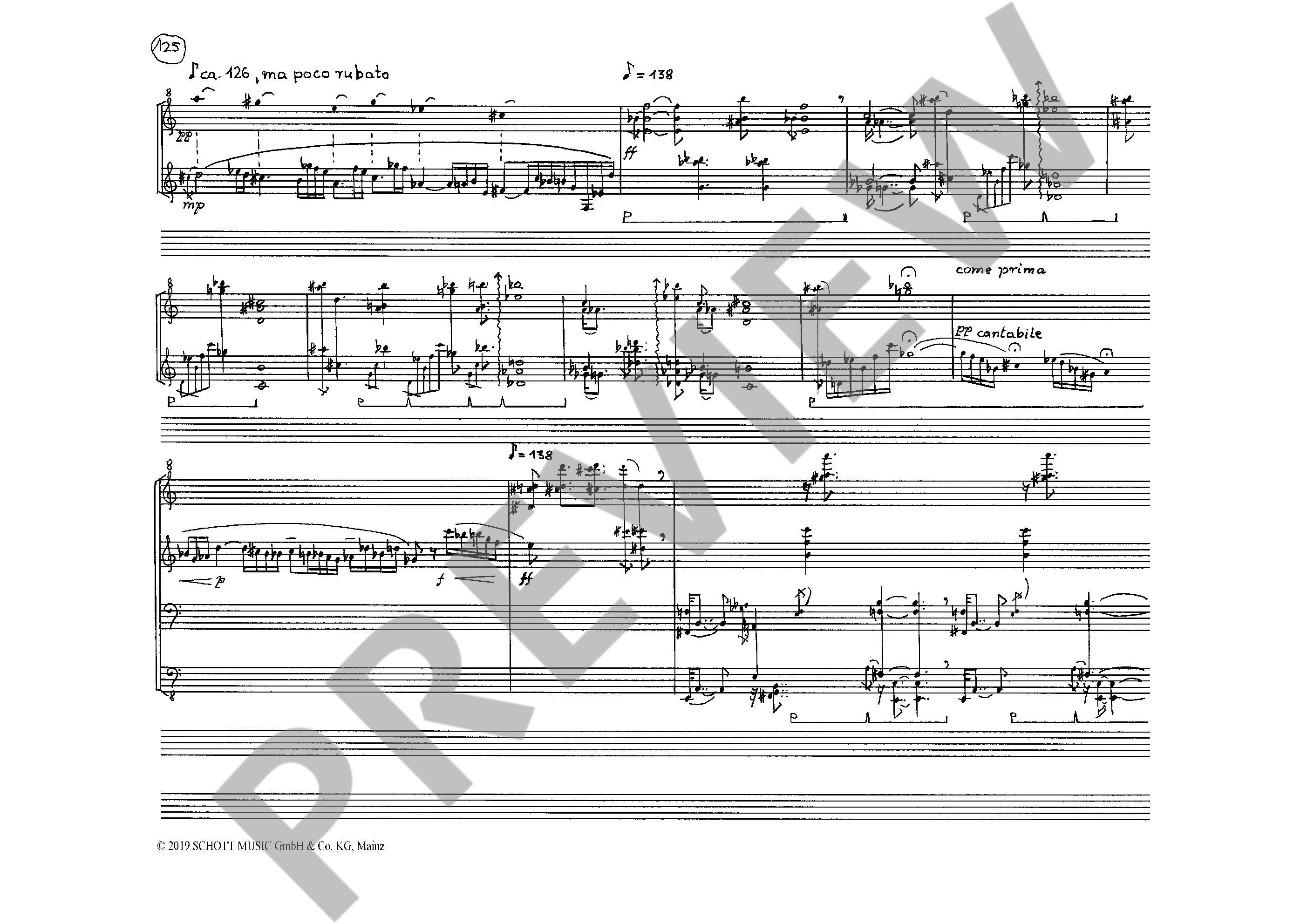 Beispielseite 4 zu Tagebuch f�r Klavier f�r Klavier