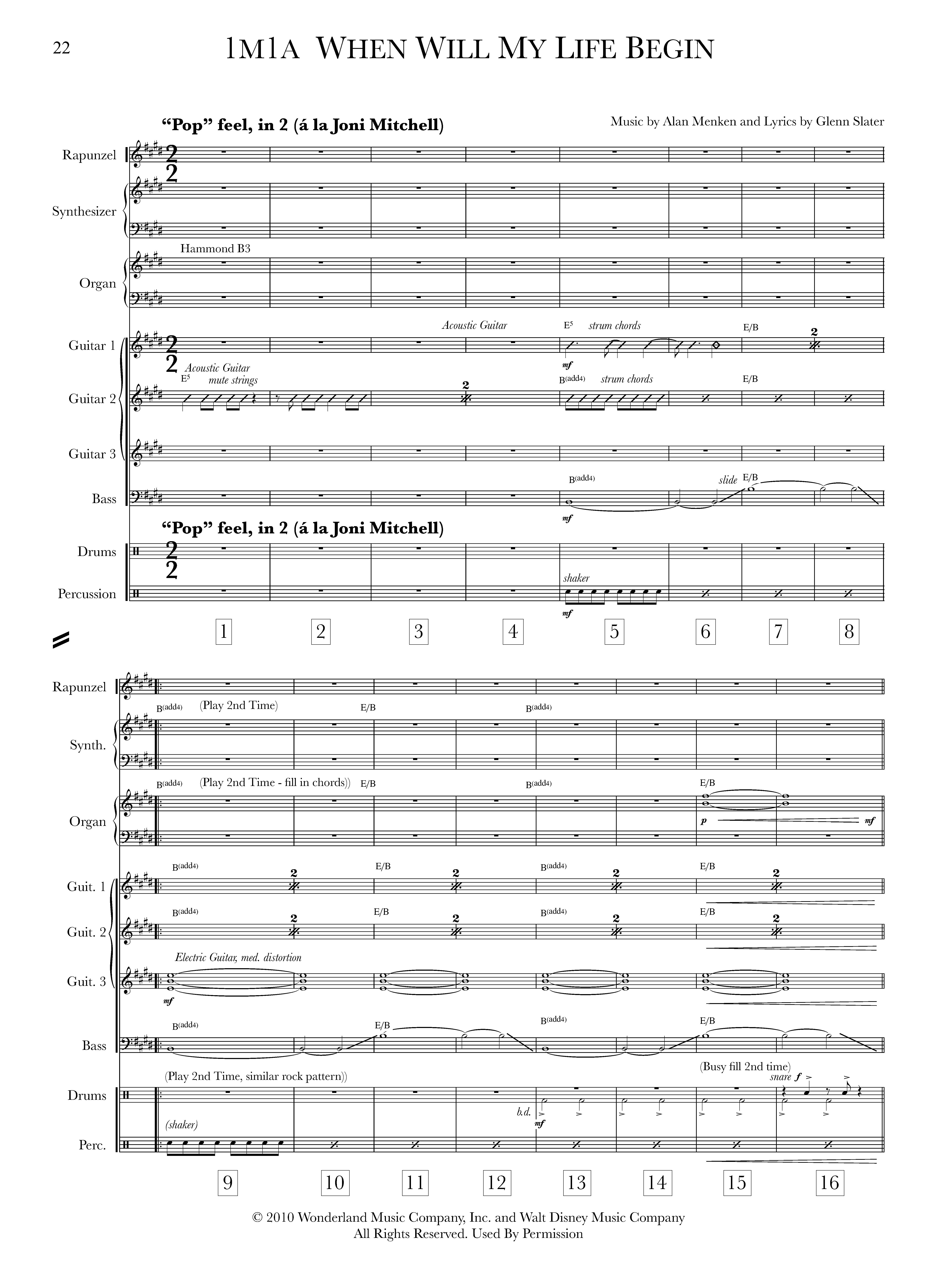 Beispielseite 4 zu Tangled for orchestra full score