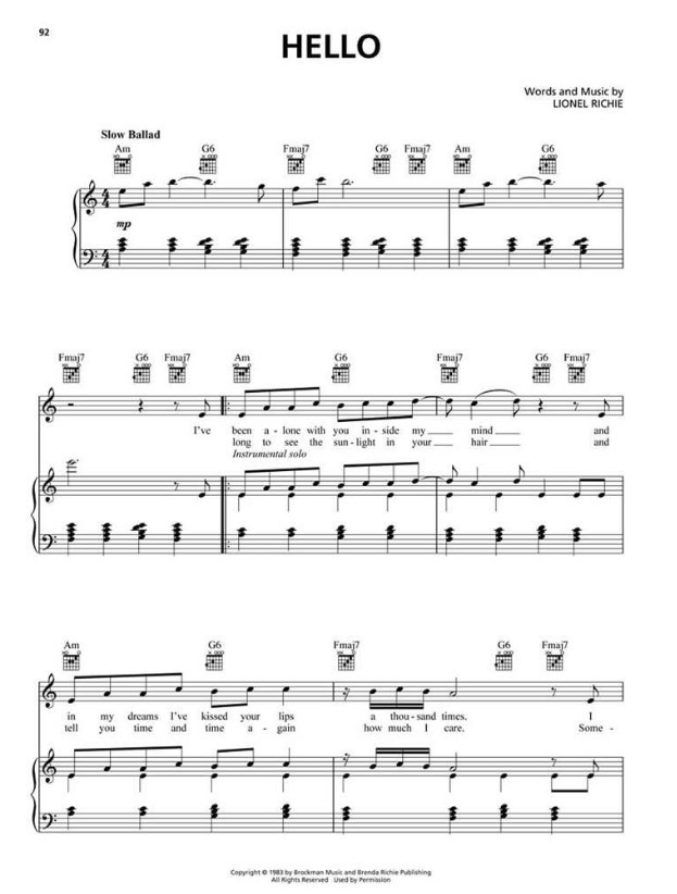 Beispielseite 2 zu The best Easy Listening Songs ever songbook piano/vocal/guitar 3rd edition 2013
