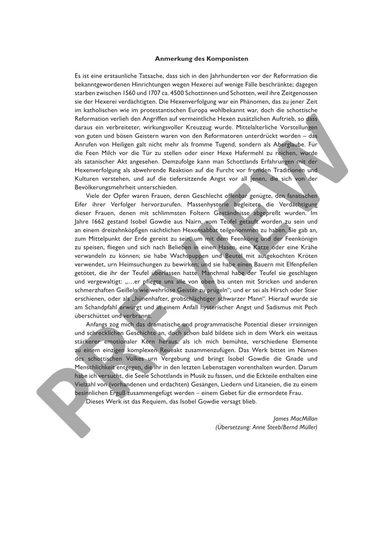 Beispielseite 3 zu The Confession of Isobel Gowdie for orchestra study score