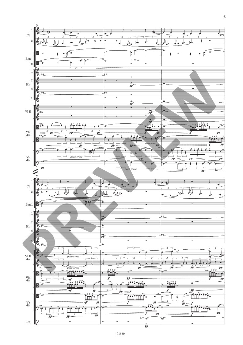 Beispielseite 8 zu The Confession of Isobel Gowdie for orchestra study score