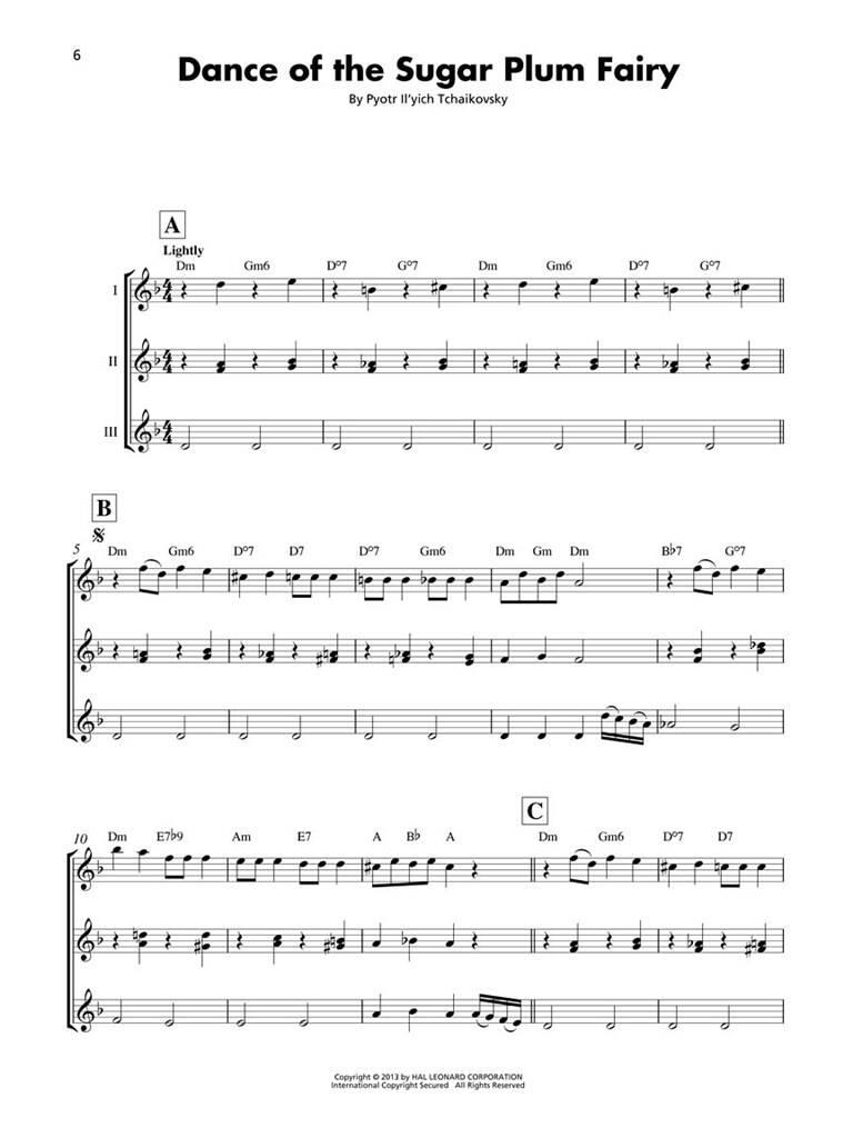 Beispielseite 1 zu The Nutcracker  for 3 or more ukuleles  score