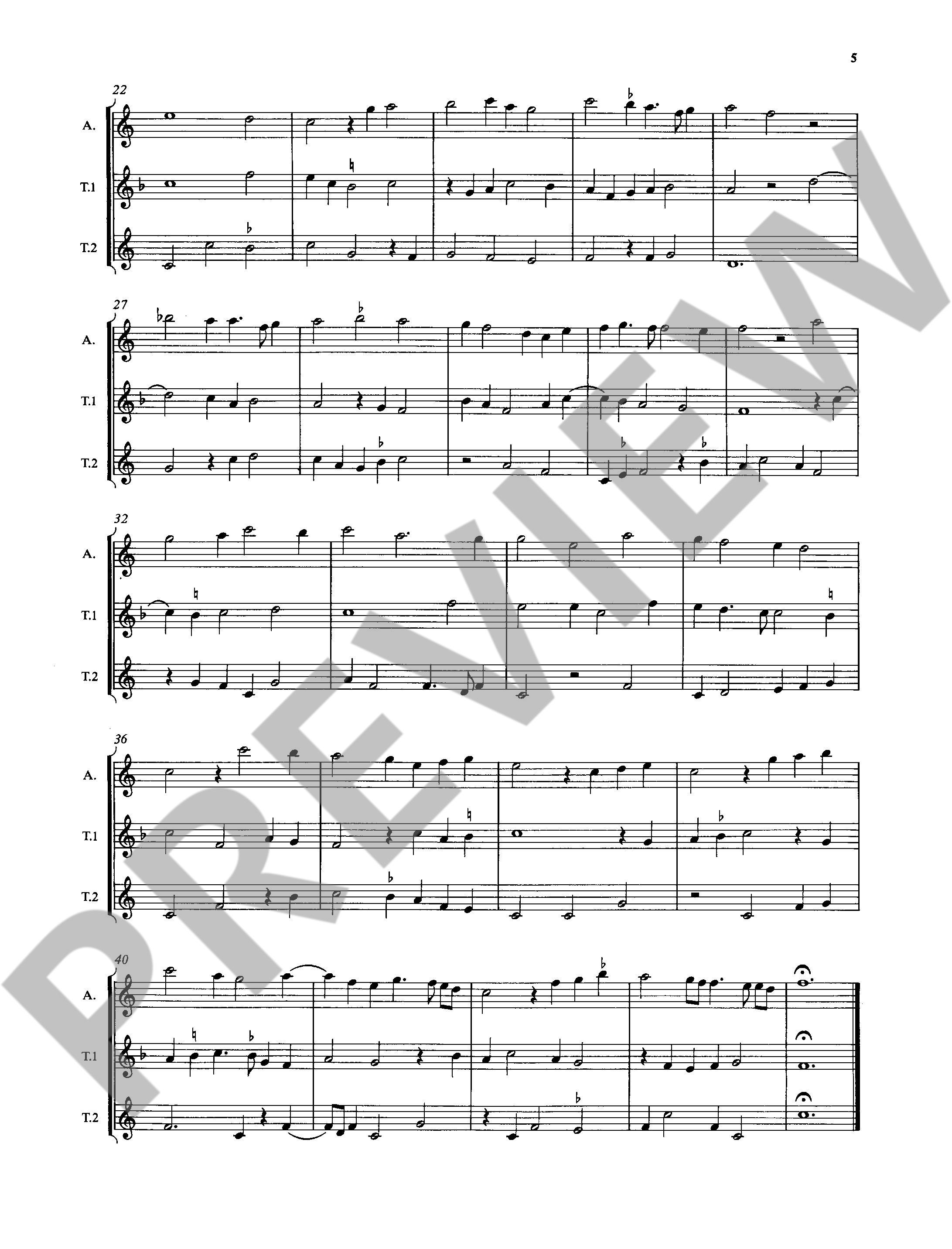 Beispielseite 4 zu The Schott Recorder Consort Anthology vol.1