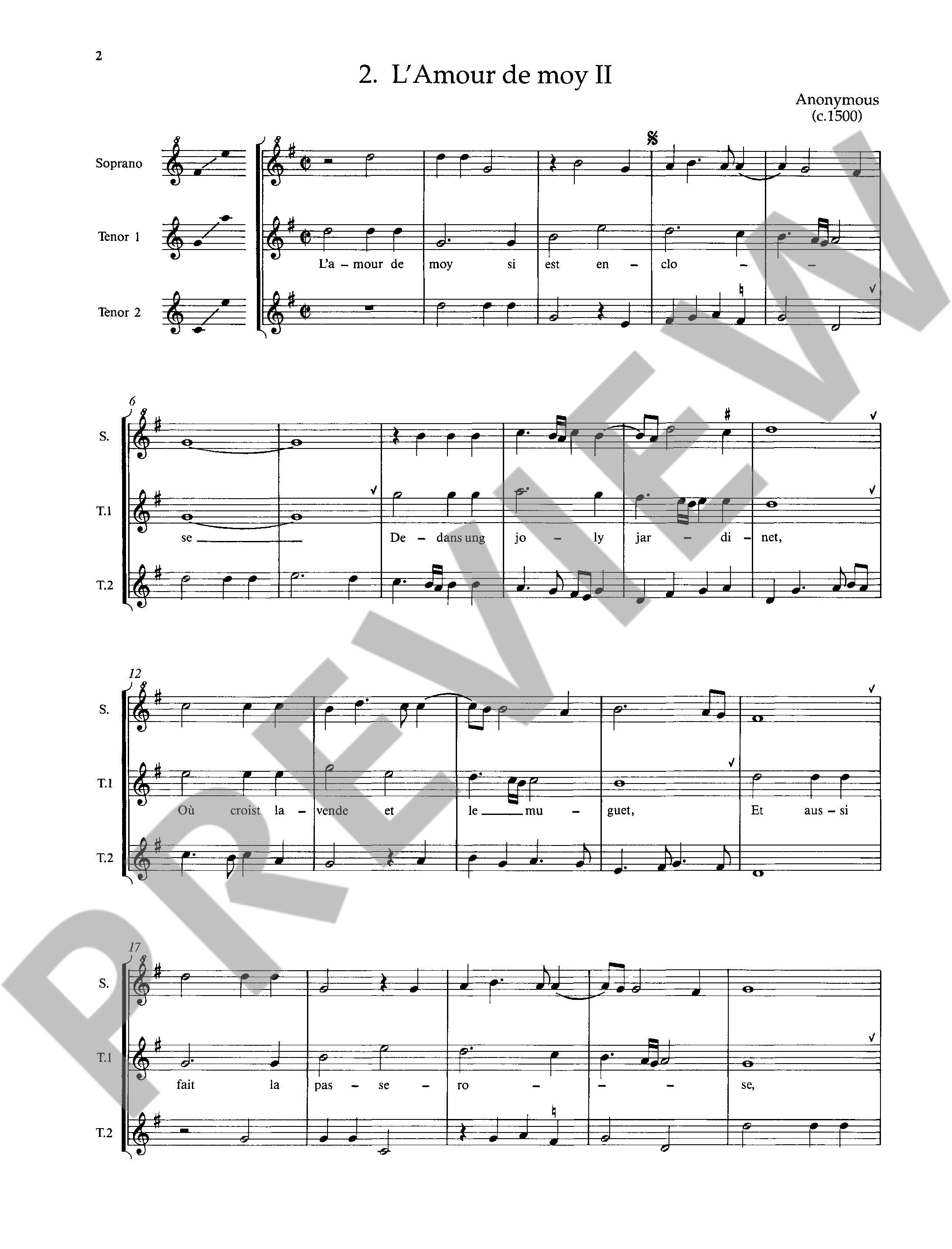 Beispielseite 2 zu The Schott Recorder Consort Anthology vol.2 