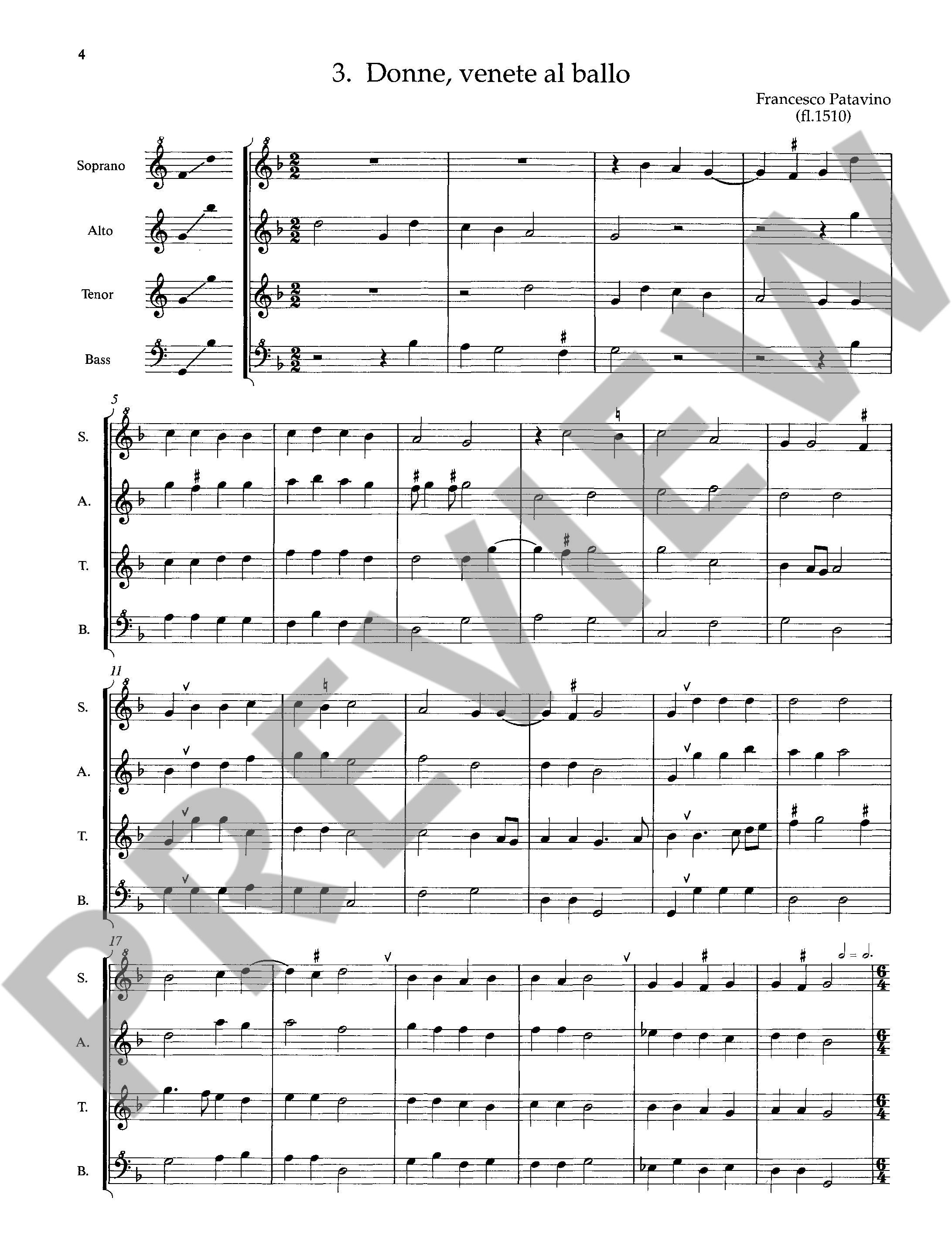 Beispielseite 4 zu The Schott Recorder Consort Anthology vol.3