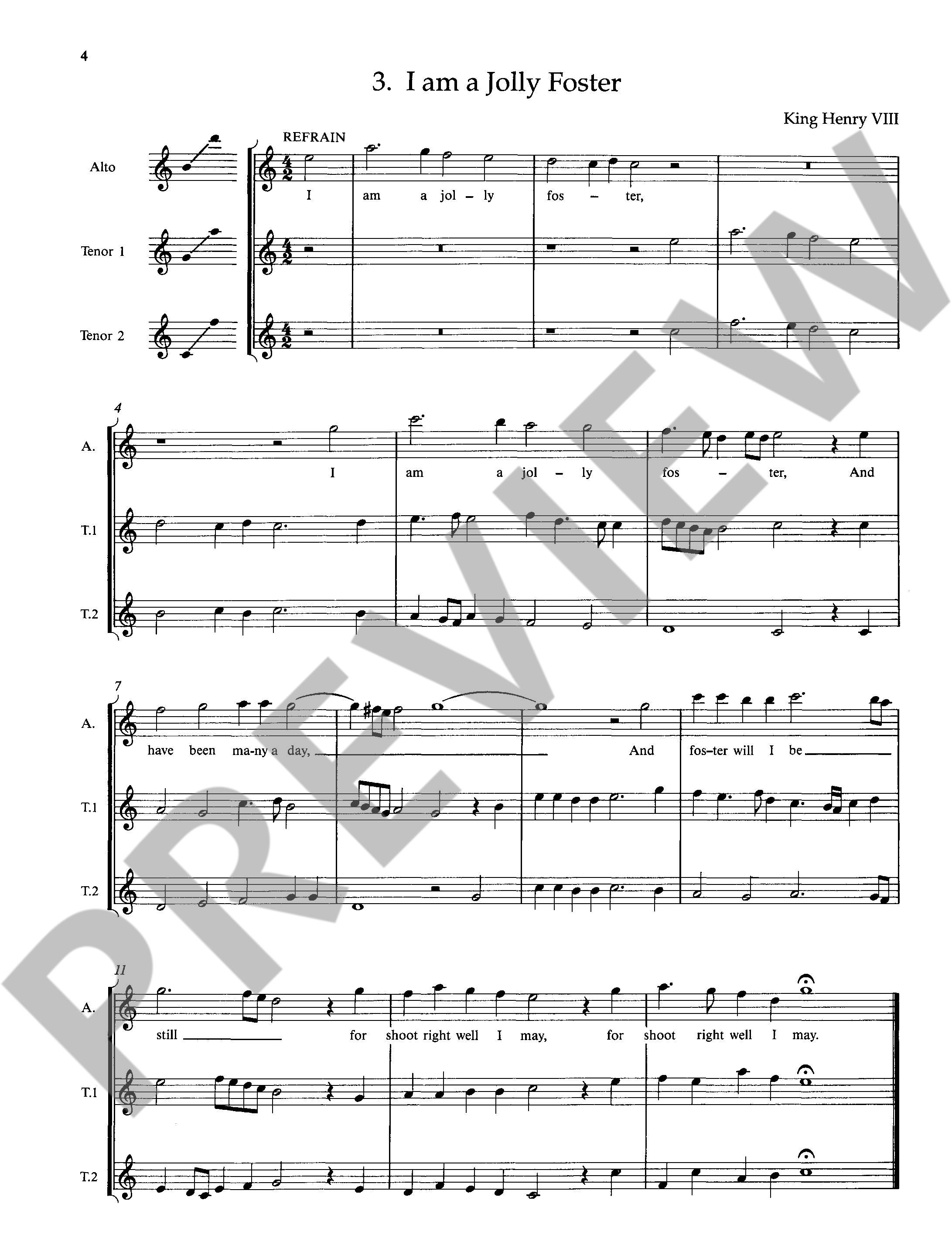 Beispielseite 3 zu The Schott Recorder Consort Anthology vol.6  Spielpartitur