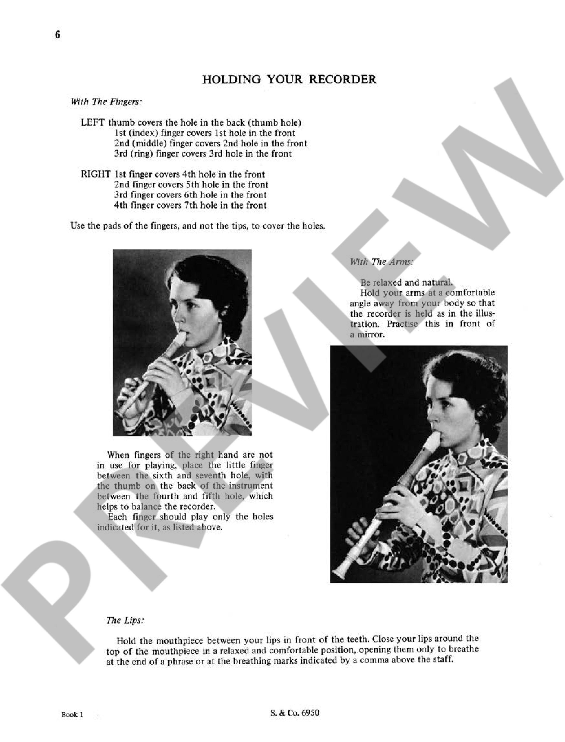 Beispielseite 3 zu The Trapp Family Recorder Method vol.1 for descant or tenor recorder