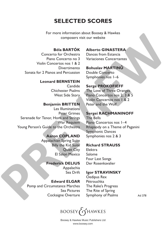 Beispielseite 9 zu Violin Concerto No. 2 for violin and orchestra study score