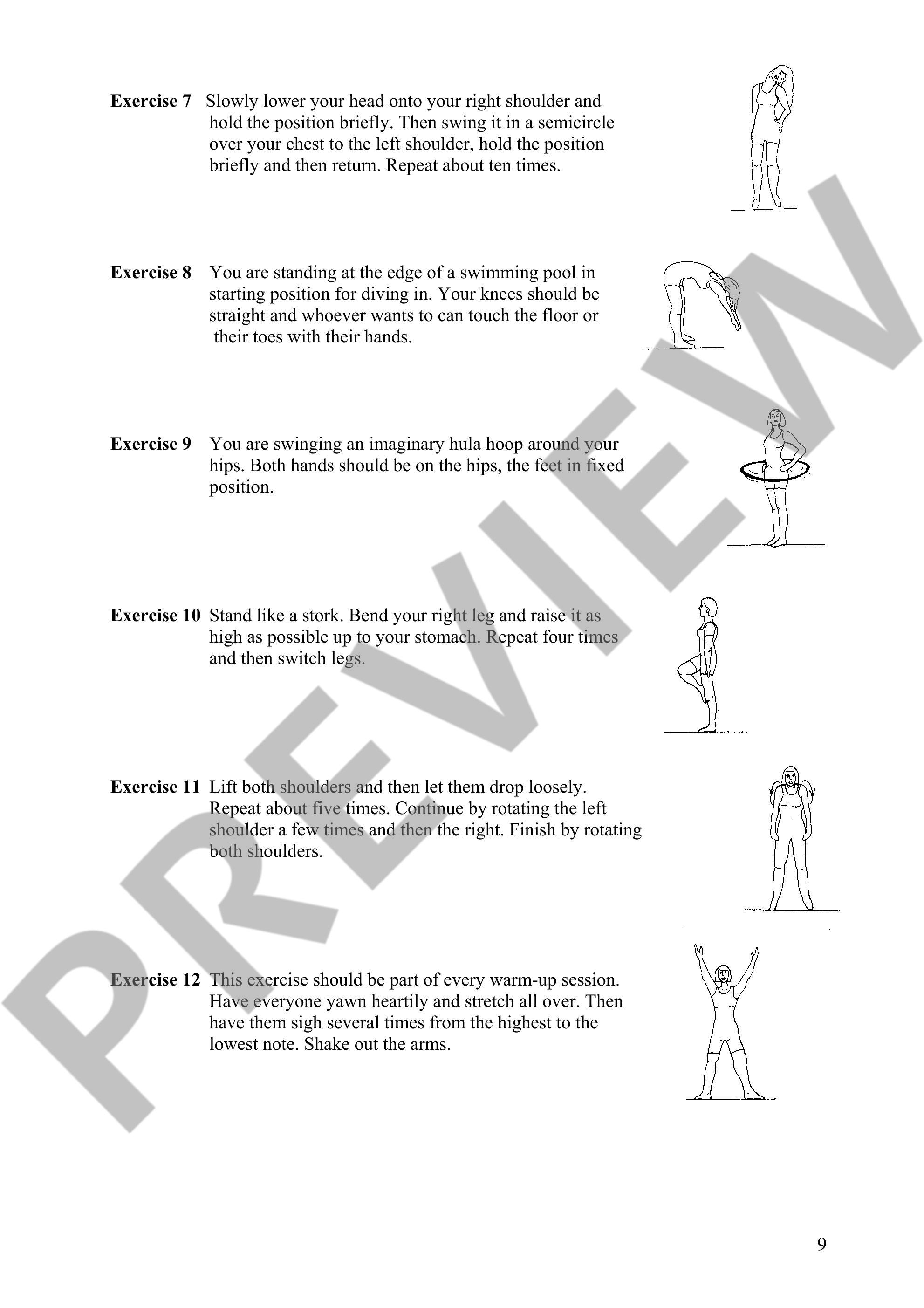 Beispielseite 3 zu Vocal Warm-ups 200 Einsing�bungen f�r Ch�re und Solisten