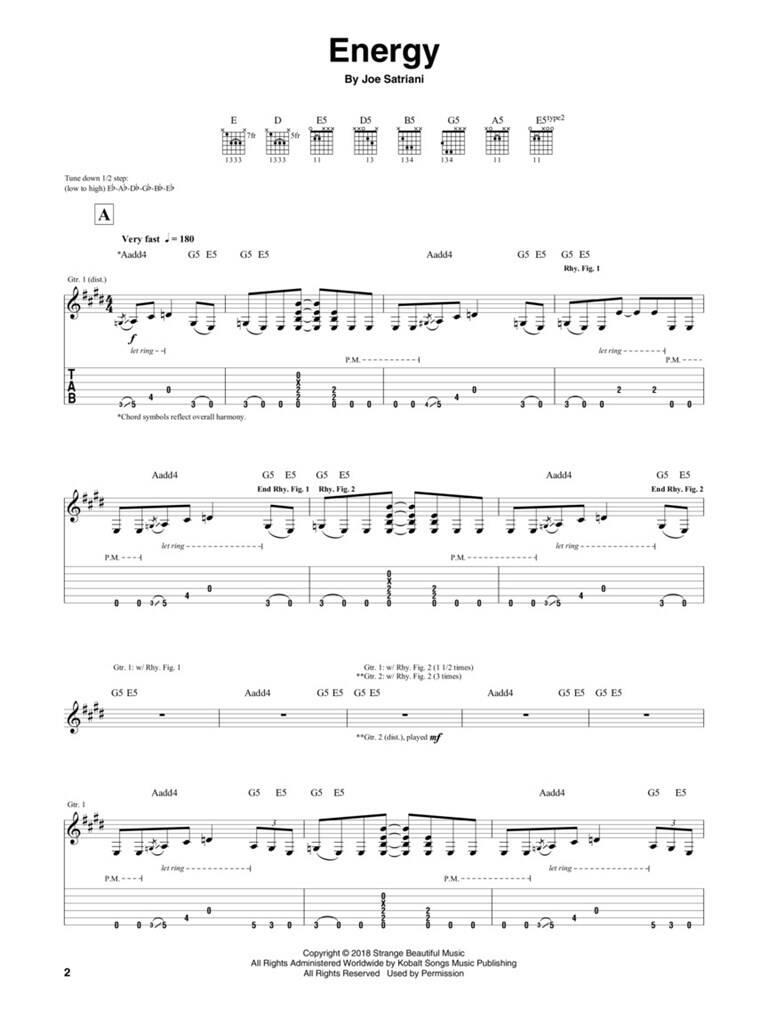 Beispielseite 2 zu What happens next: for guitar/tab/rockscore recorded guitar versions