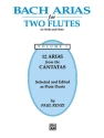 12 Arias from the Cantatas for 2 flutes (violin and flute) score
