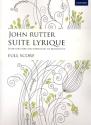 Suite lyrique for harp and strings score