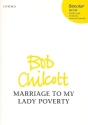 Marriage to my Lady Poverty for mixed chorus a cappella score