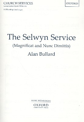 The Selwyn Service for mixed chorus a cappella (organ ad lib) score