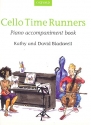 Cello Time Runners vol.2 for cello and piano piano accompaniment,  revised edition 2014