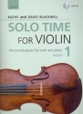 Solo Time vol.1 (+CD) for violin and piano