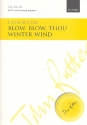 Blow blow Thou Winter Wind for mixed chorus and piano score